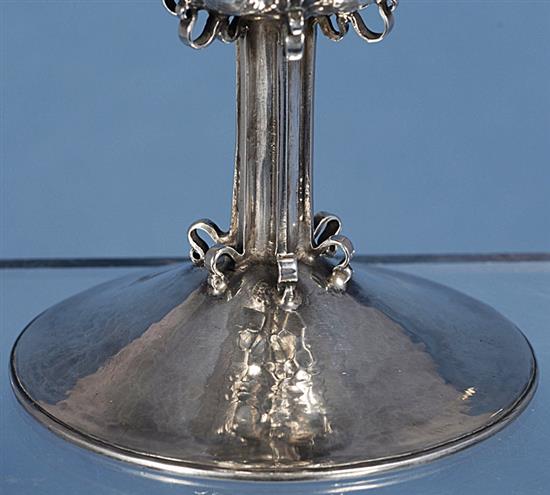 A good Edwardian Arts & Crafts silver goblet, by Omar Ramsden & Alwyn Carr, Height 5 ½”/137mm Weight 5.1oz/146grms